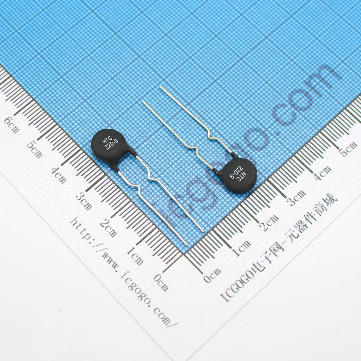 MF72-22D9 NTC22D-9 热敏电阻负温度系数 直径9mm 22欧姆 22Ω 22E 22R